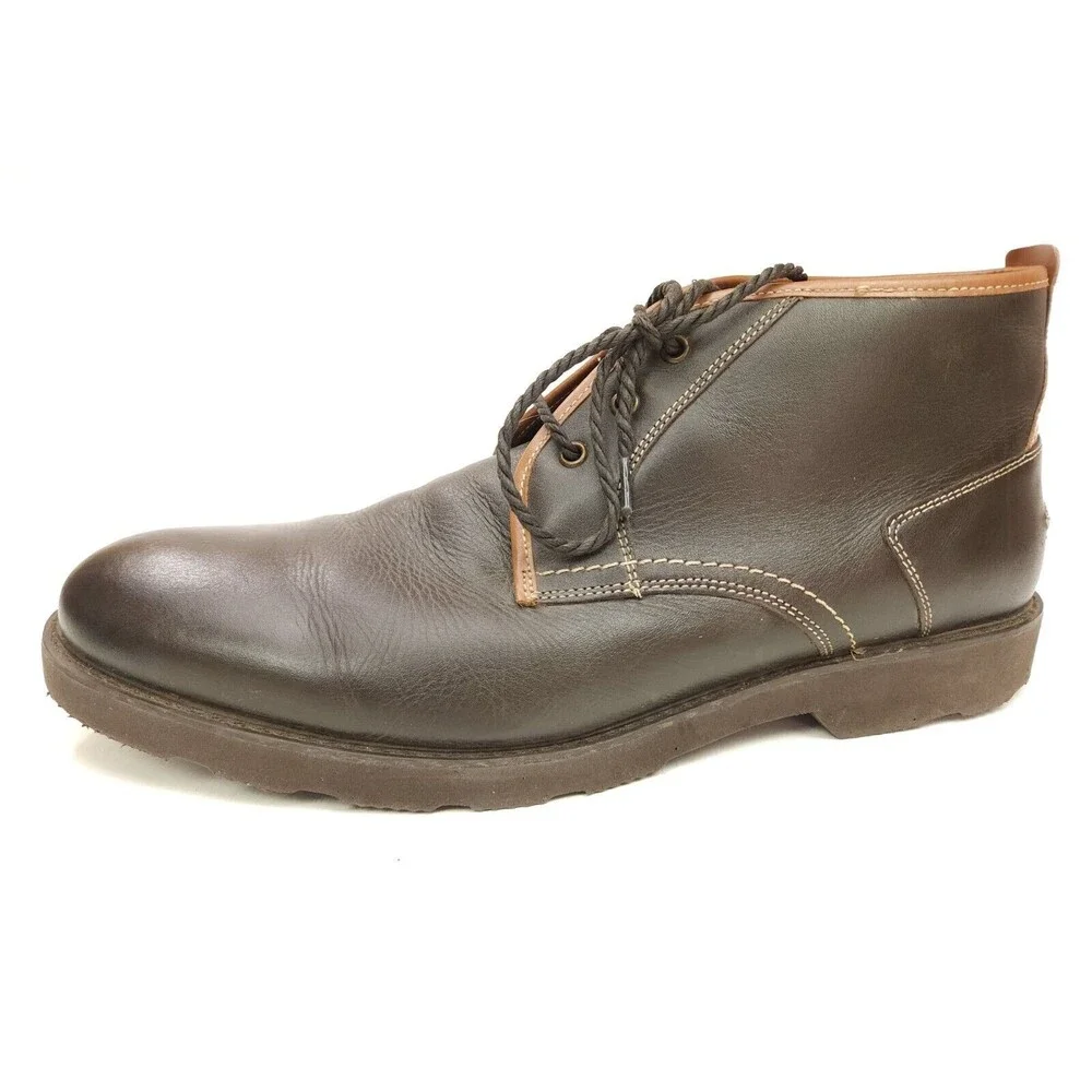 Florsheim Casey Chukka Boot Brown Leather F-Lites Size 12 D